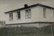 Ron Pitcher's house.&amp;nbsp; Ron had to go in for a back operation and Charlie Pittman and Fergus Fulford volunteered to finish the house so the family could move into it in May 1957.