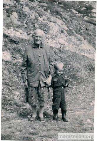Ellen Fulford with a tight grip on grandson Charlie