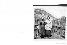Mrs. Ellen Fulford and Ethel Moore in the Island Cove