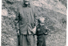 Ellen Fulford with a tight grip on grandson Charlie