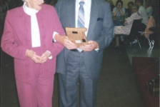 Bride and Jack Ennis at their 50th anniversary