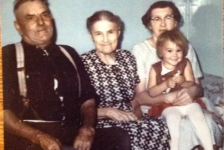 Mac Best, mother in law Kate Rogers, wife Mary Best and Betty Brown