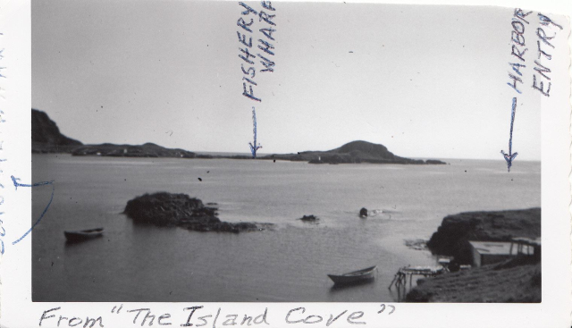 19 View from the Island Cove from Din Pat Fulford's fishing premises.