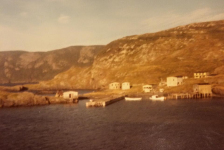 59 Houses and wharf in Little Merasheen, circa 1970.