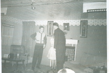 Here are Billy, ?, and Ron Pitcher.
